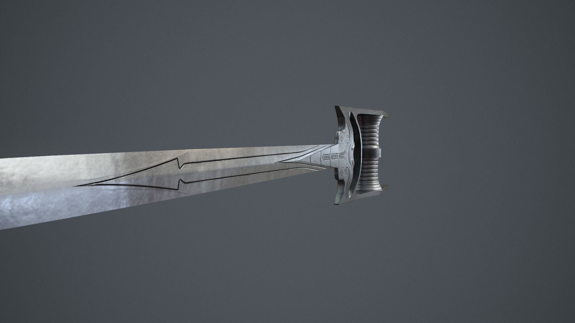 Medieval swords  for  games 3D model_31
