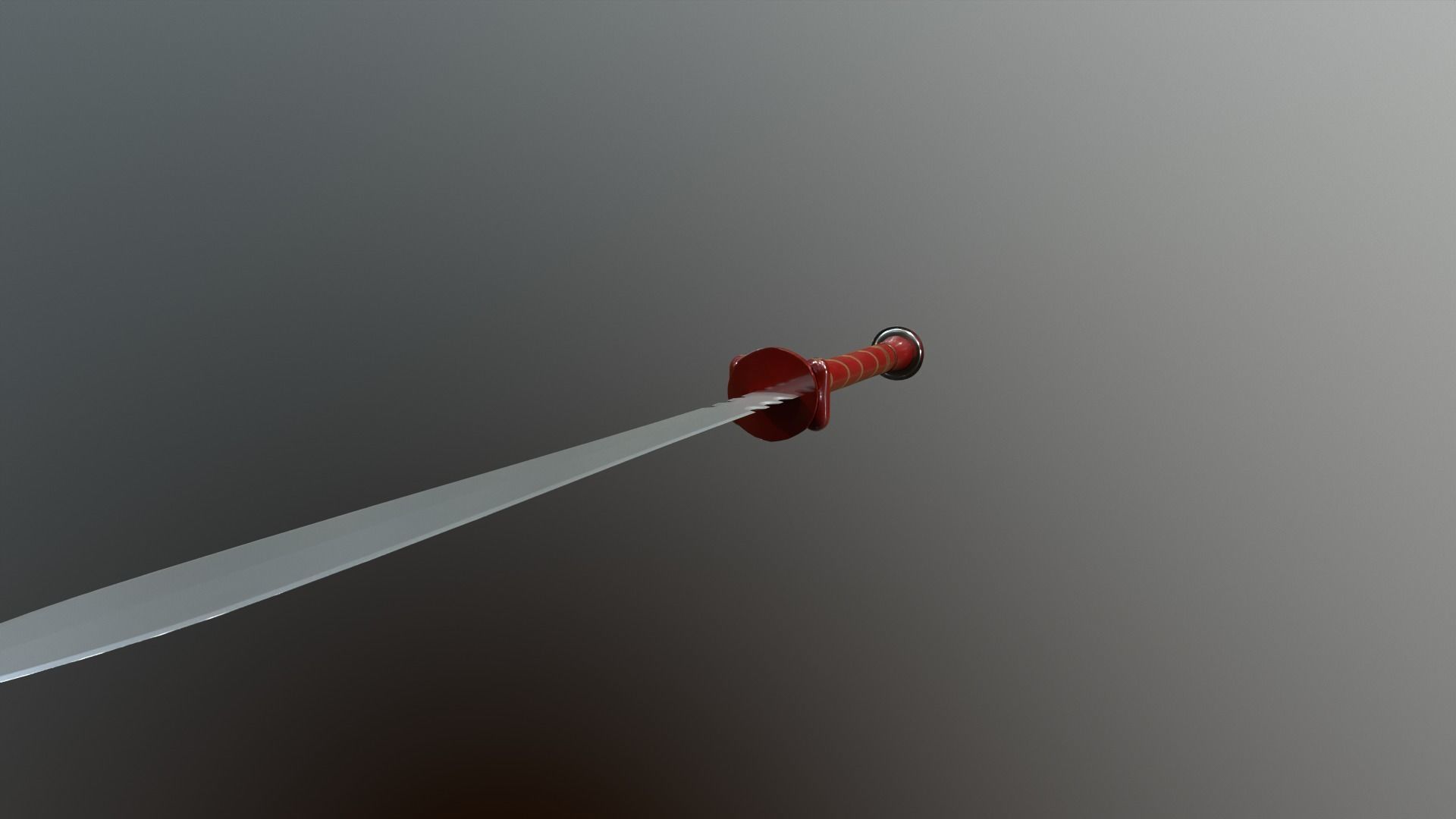 Medieval swords  for  games 3D model_8