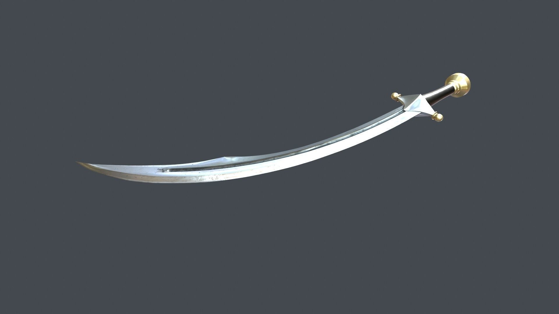 Medieval swords  for  games 3D model_24