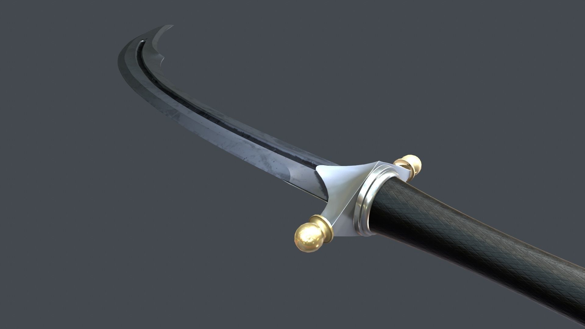 Medieval swords  for  games 3D model_25