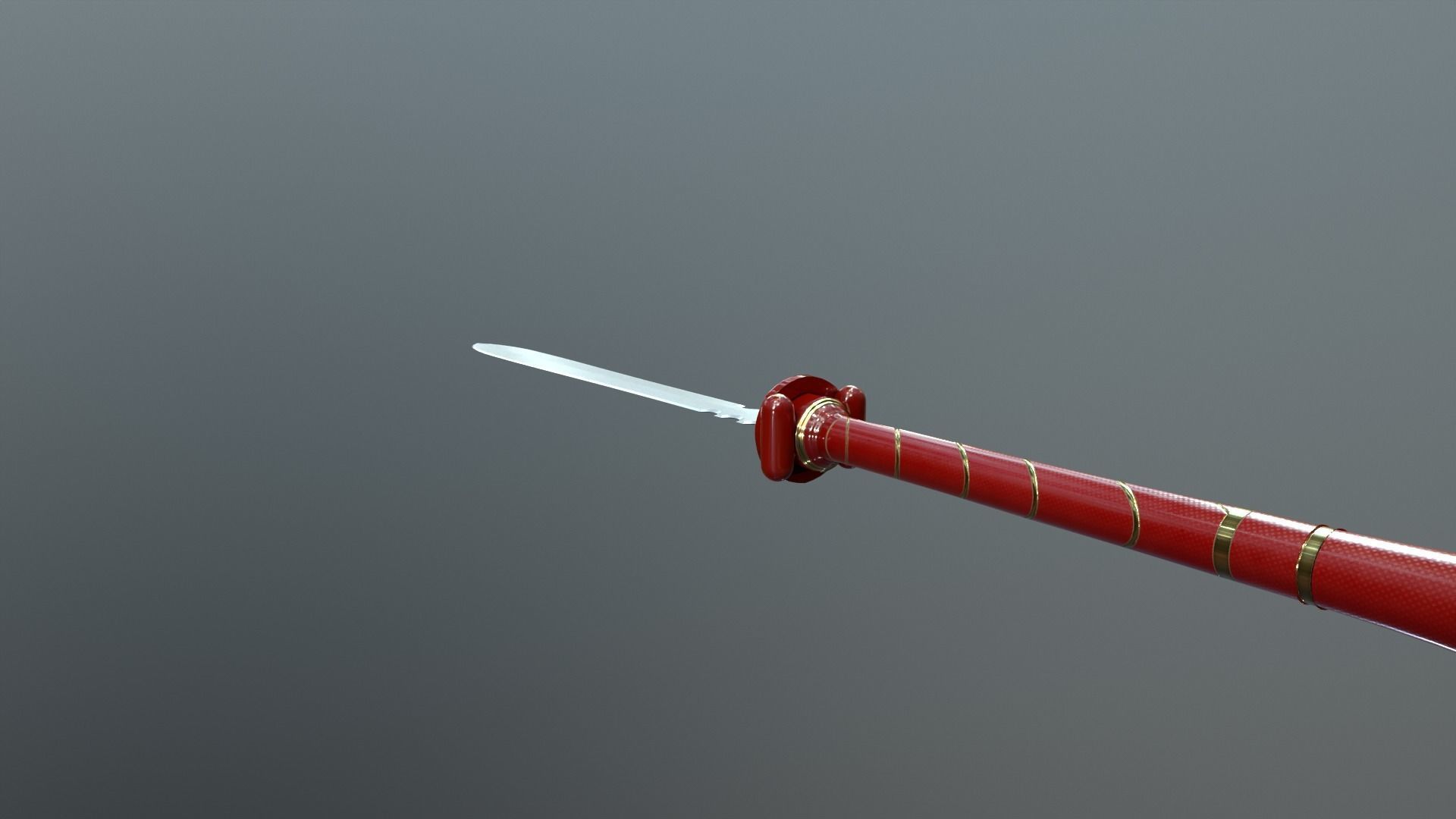 Medieval swords  for  games 3D model_9