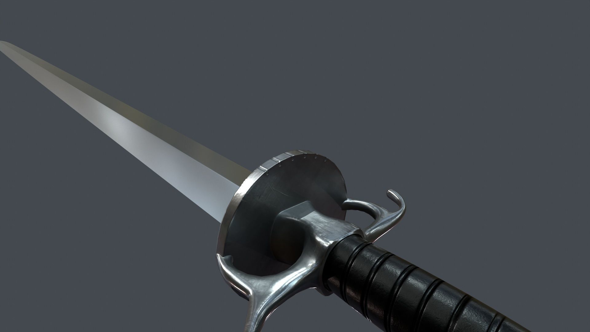 Medieval swords  for  games 3D model_15