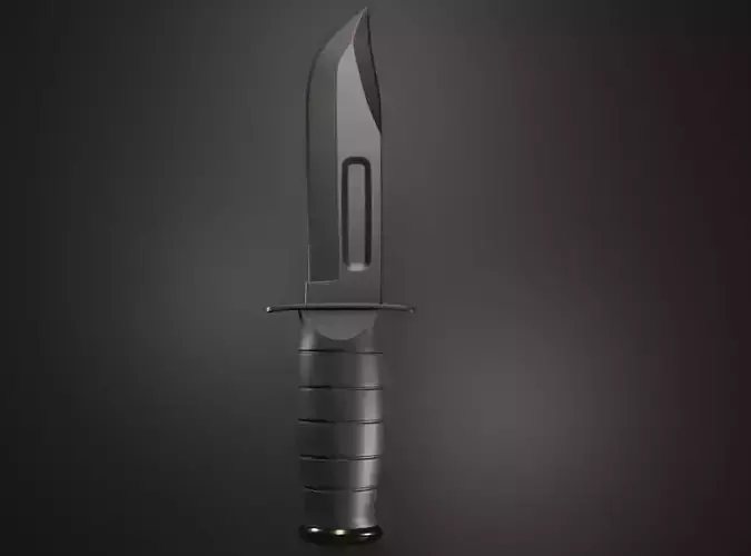 short hunting knife