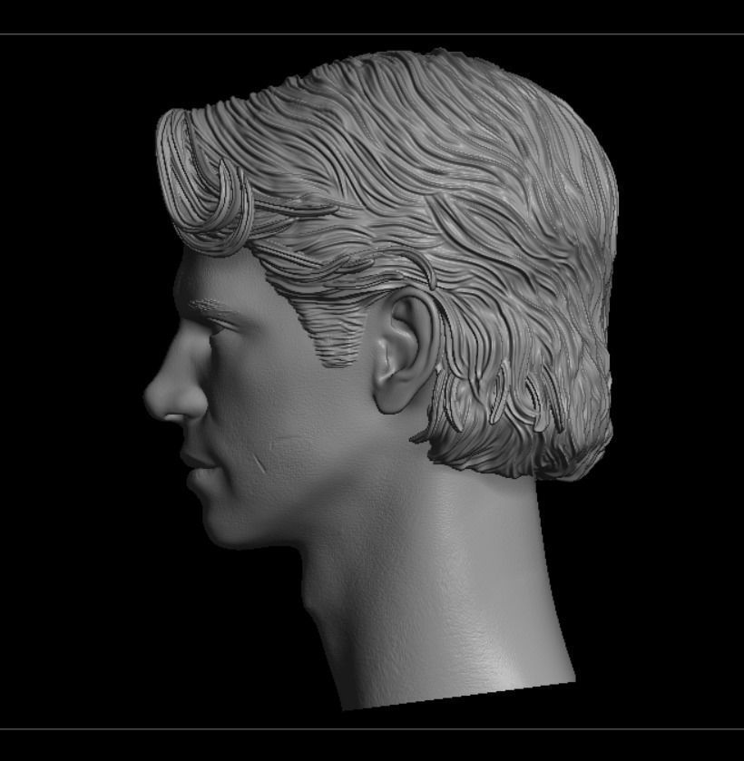 Anakin Skywalker The Clone Wars headsculpt  3D print model_10