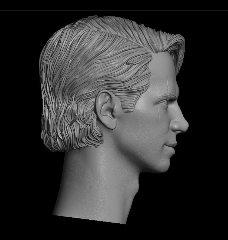 Anakin Skywalker The Clone Wars headsculpt  3D print model_6