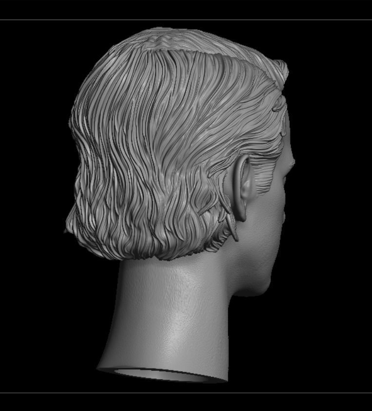 Anakin Skywalker The Clone Wars headsculpt  3D print model_7