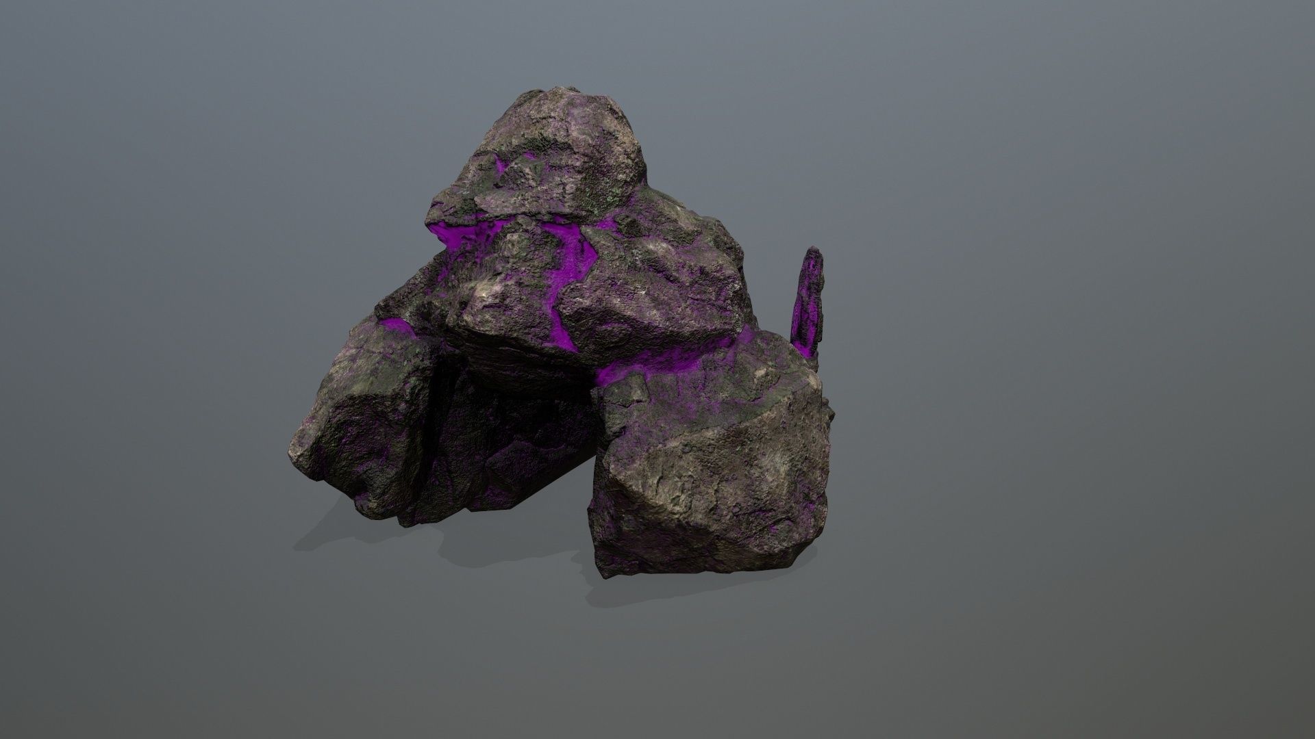 skull gate Low-poly 3D model_6