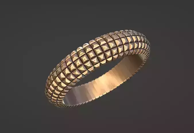 textured ring band US size 7