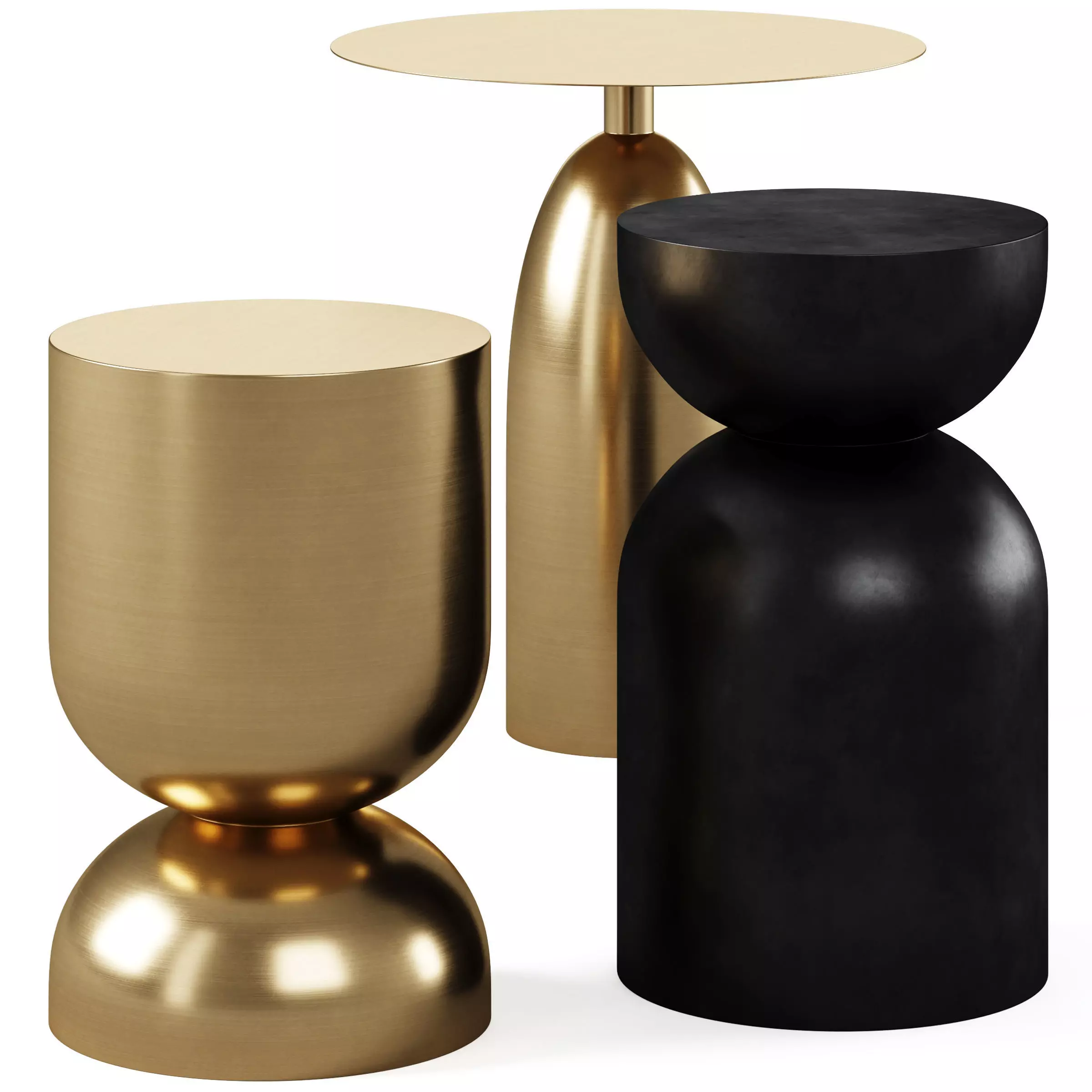 Side table Matilda and Rachell by La Forma ex Julia Grup 3D model_0