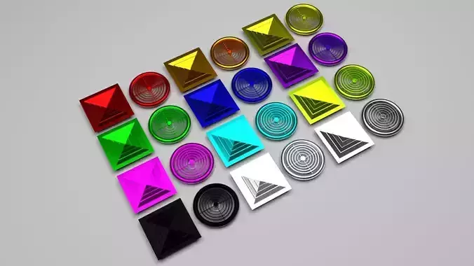 Metal Ventilation Systems Set