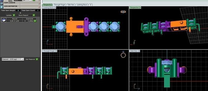 Tenis Bracelets   4mm 3D print model