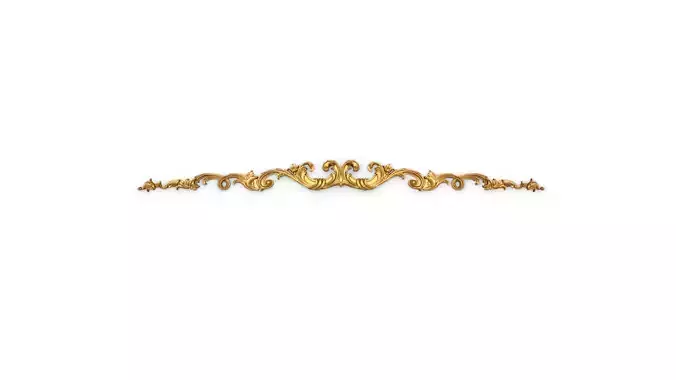 Classic carved decor ornament 408