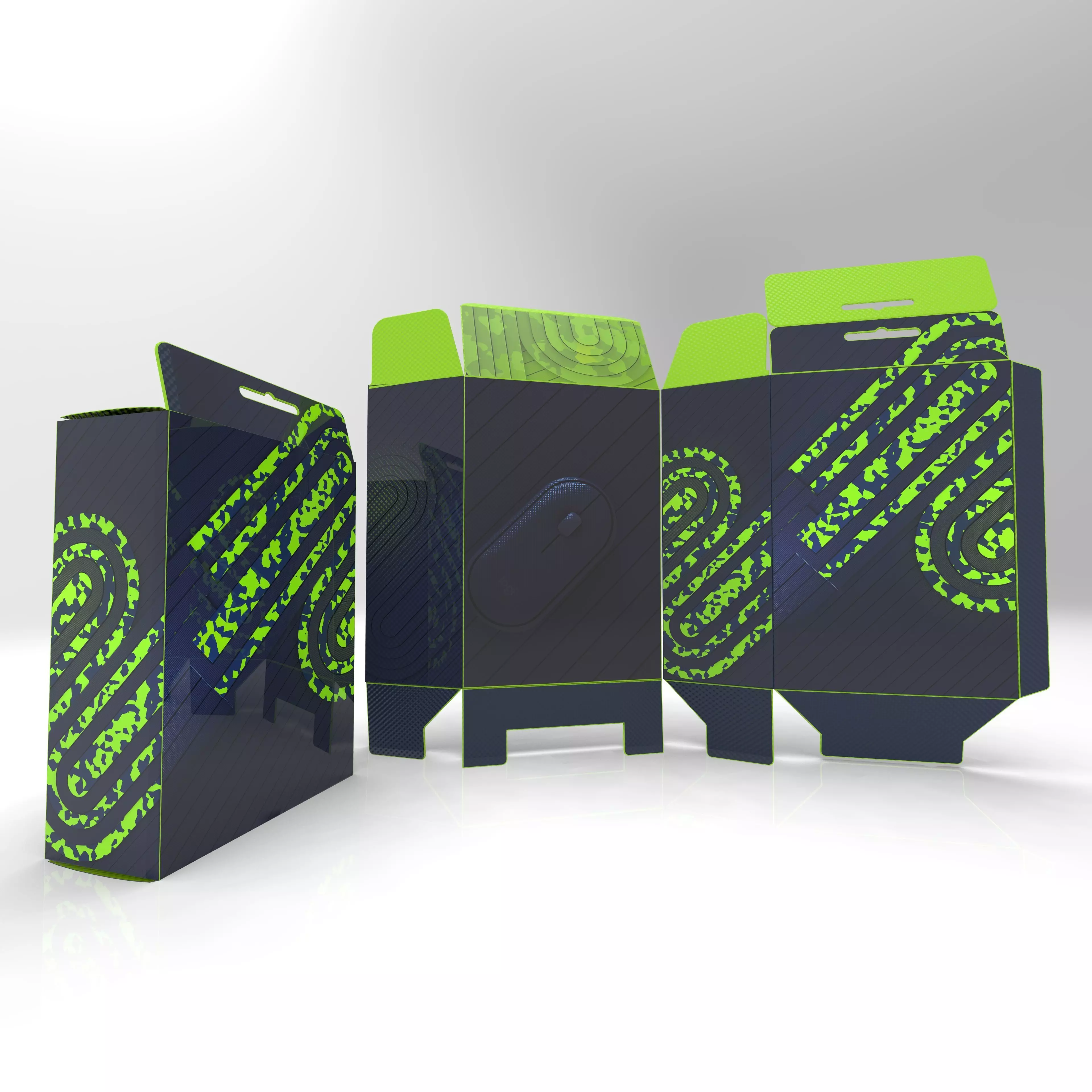 box mockup 3D model_0