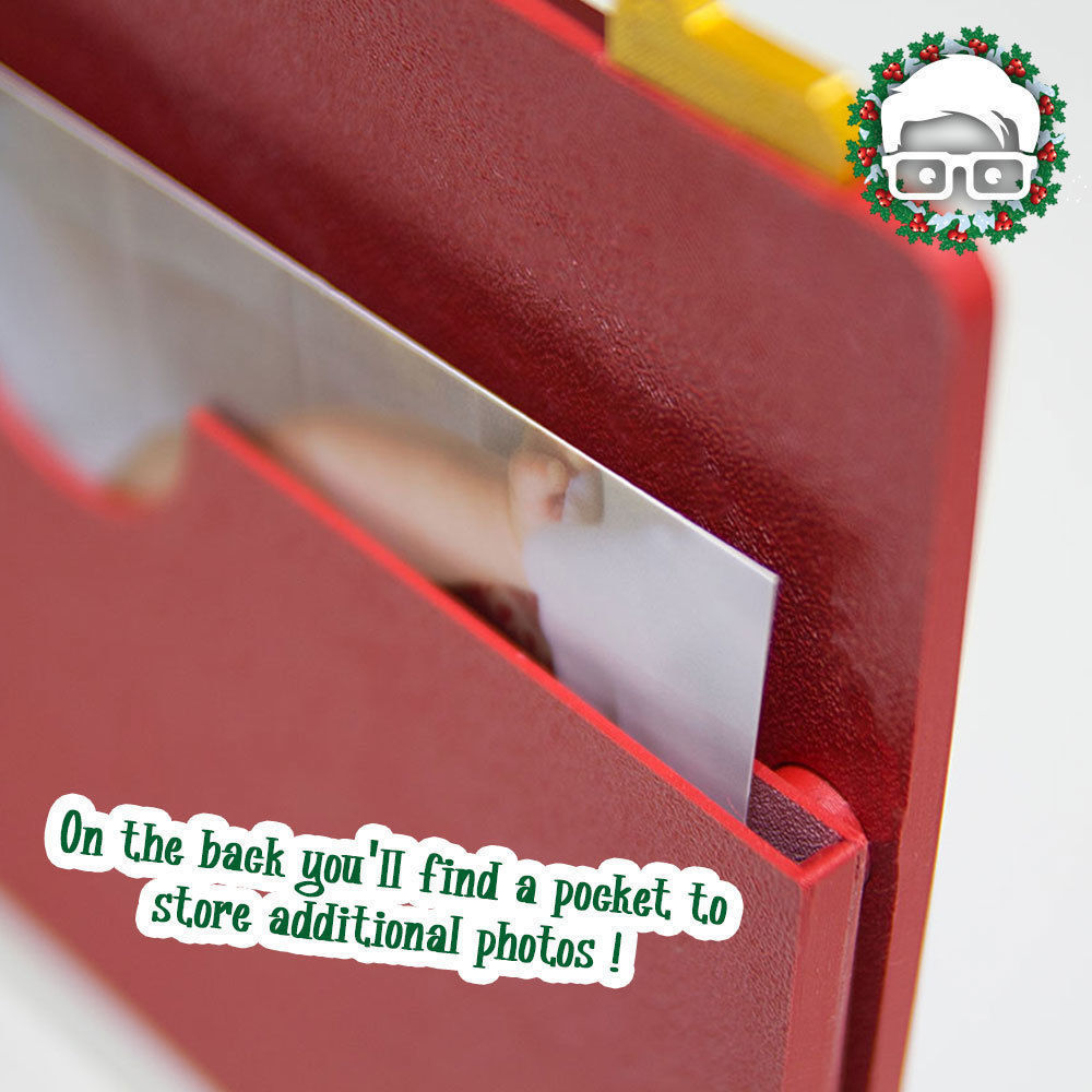 Vintage Christmas Radio Photo Frame BY AM-MEDIA  3D print model_1