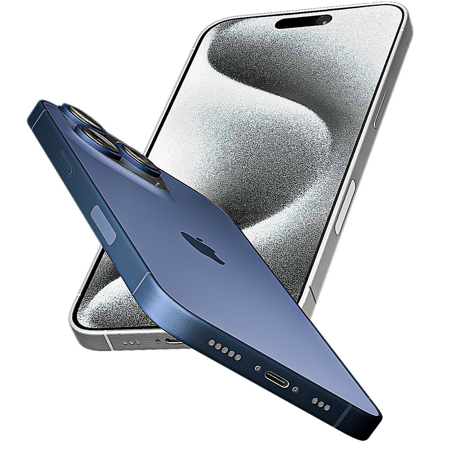 Apple Iphone 15 Pro And Iphone 15 Promax 3D Model 3D model_2