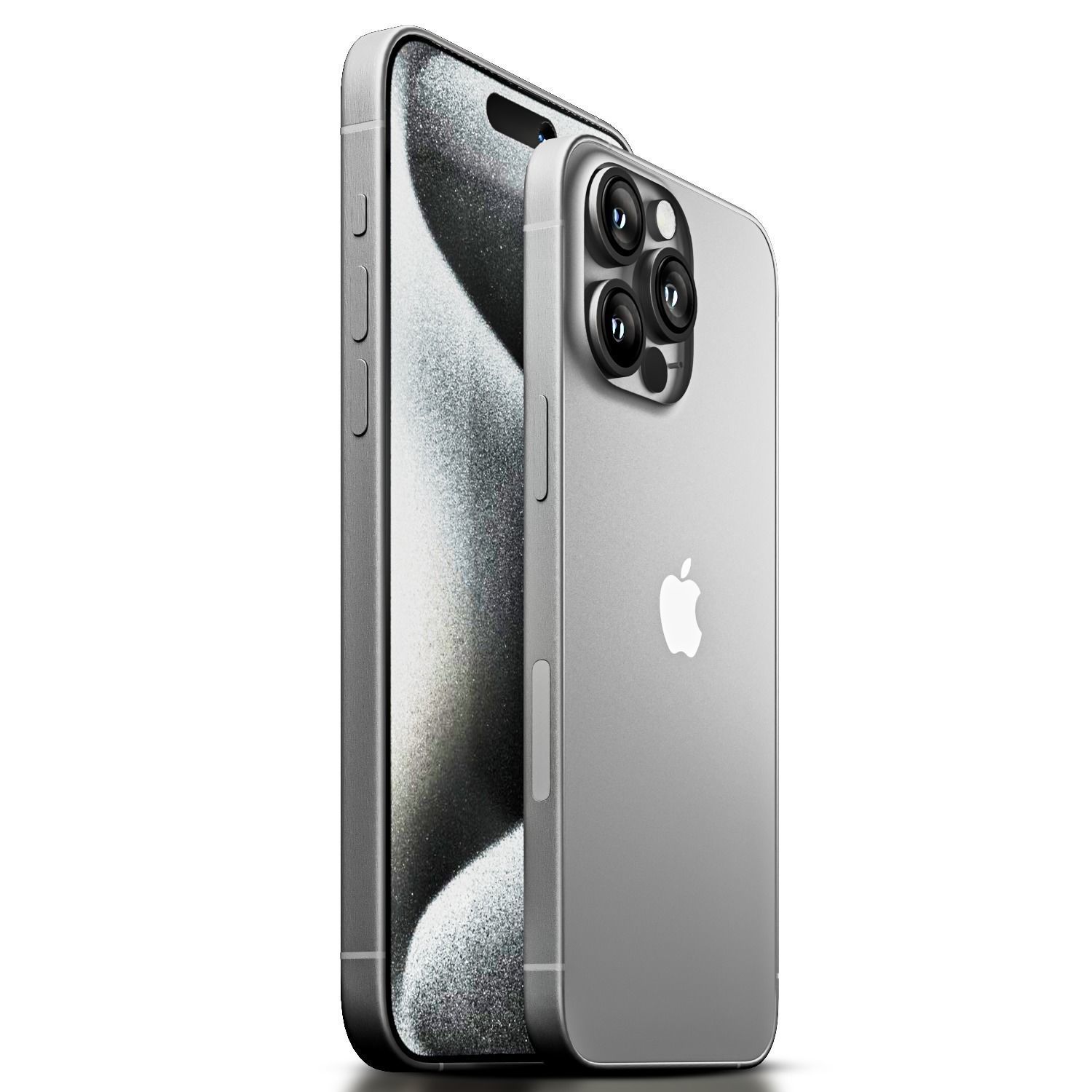 Apple Iphone 15 Pro And Iphone 15 Promax 3D Model 3D model_4