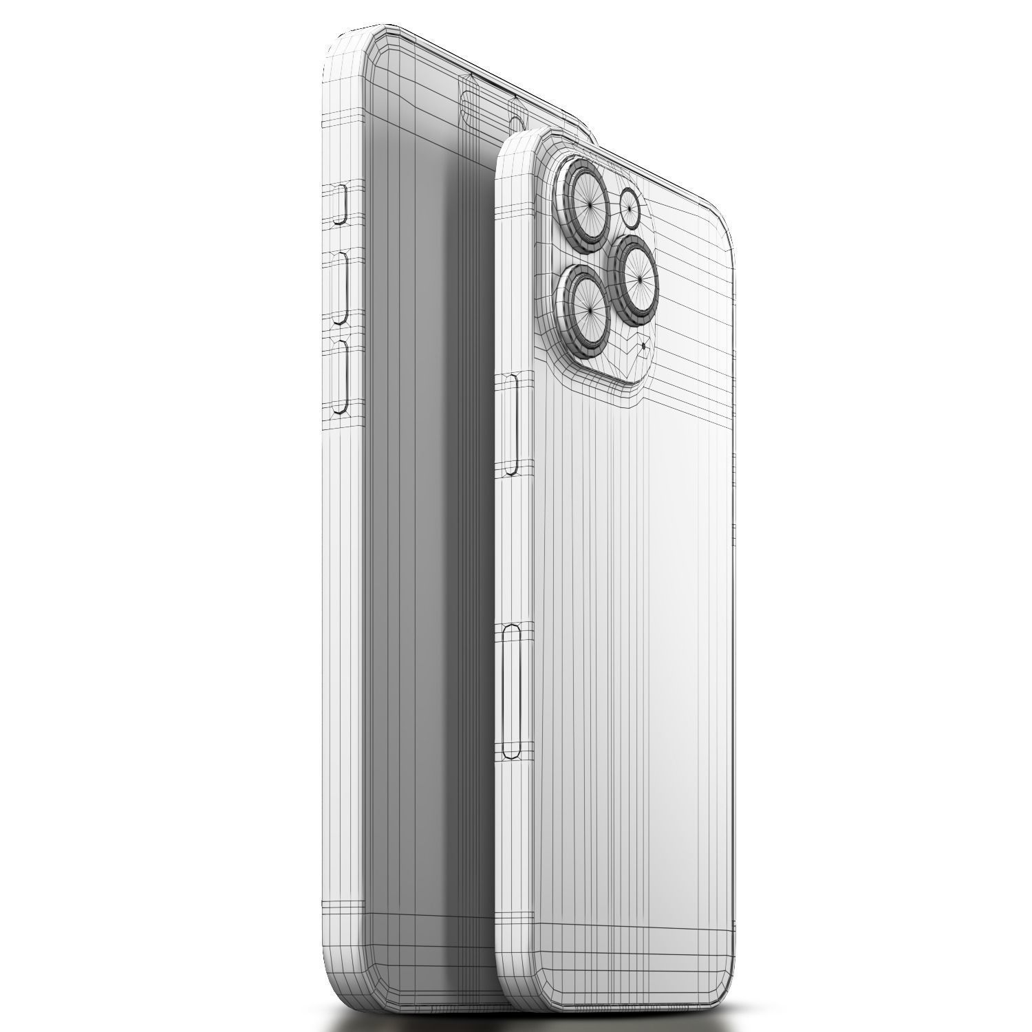 Apple Iphone 15 Pro And Iphone 15 Promax 3D Model 3D model_7