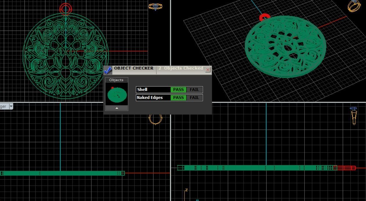Yoga pendant 3D print model_9