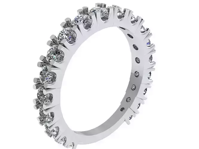 Diamond Band Ring 0655