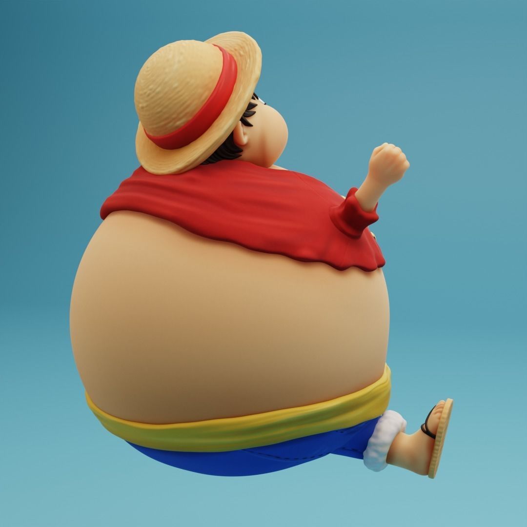 Luffy Balloon One Piece Bauble  3D print model_2