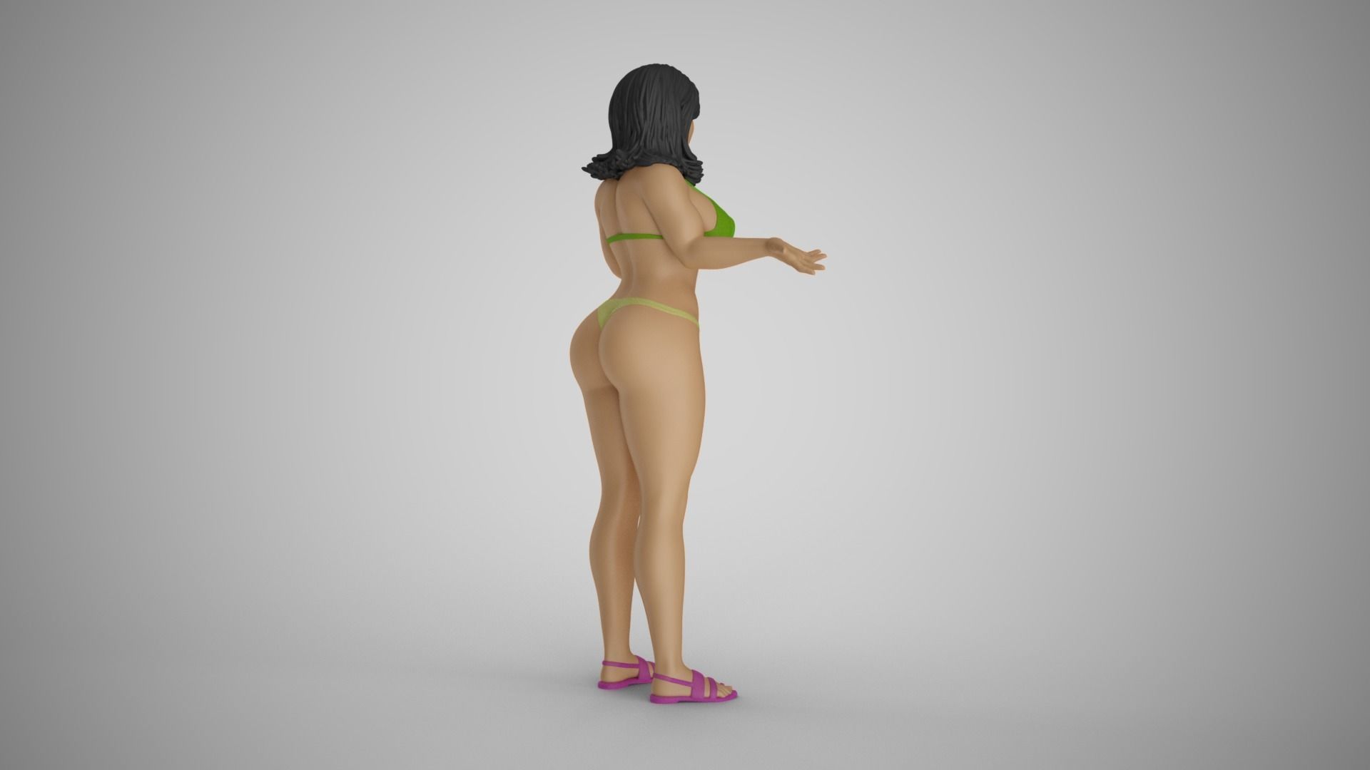 Woman Telling her Troubles 3D print model_15