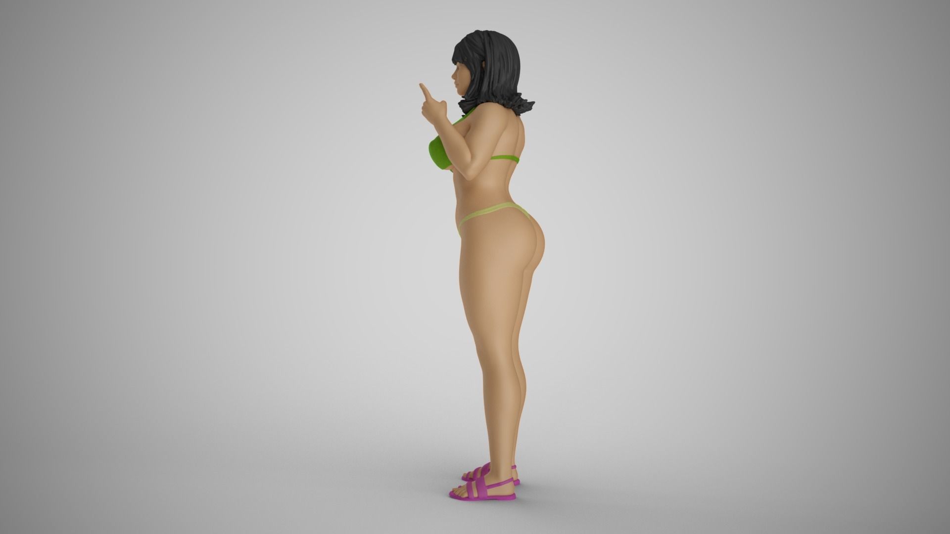 Woman Telling her Troubles 3D print model_18