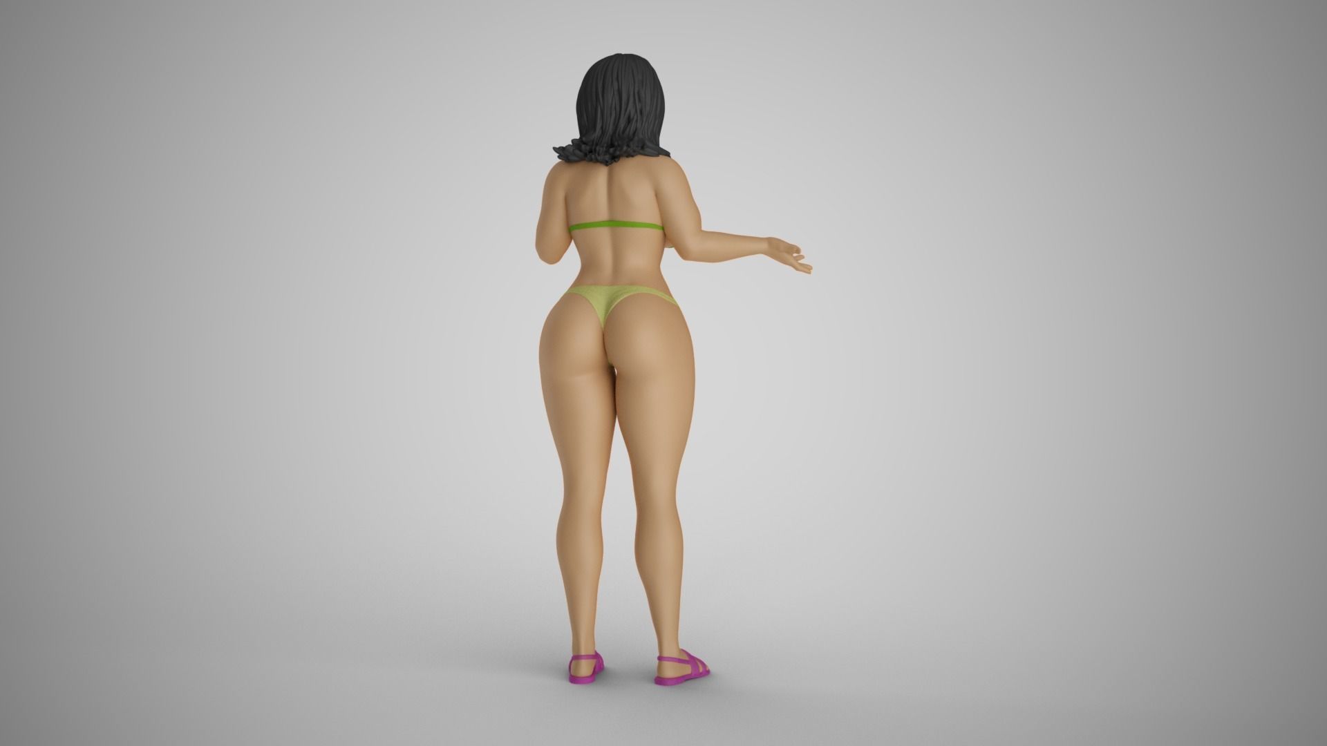 Woman Telling her Troubles 3D print model_7