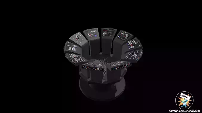 Star Wars Death Star Overbridge Control Console for figures