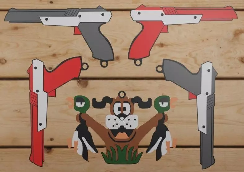 Kychain Duck Hunt 3D print model