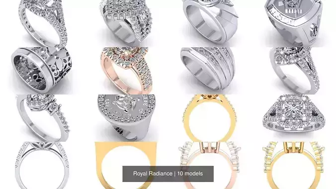 Royal Radiance 3D Model Collection
