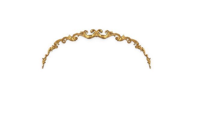 Classic carved decor ornament 409  3D model