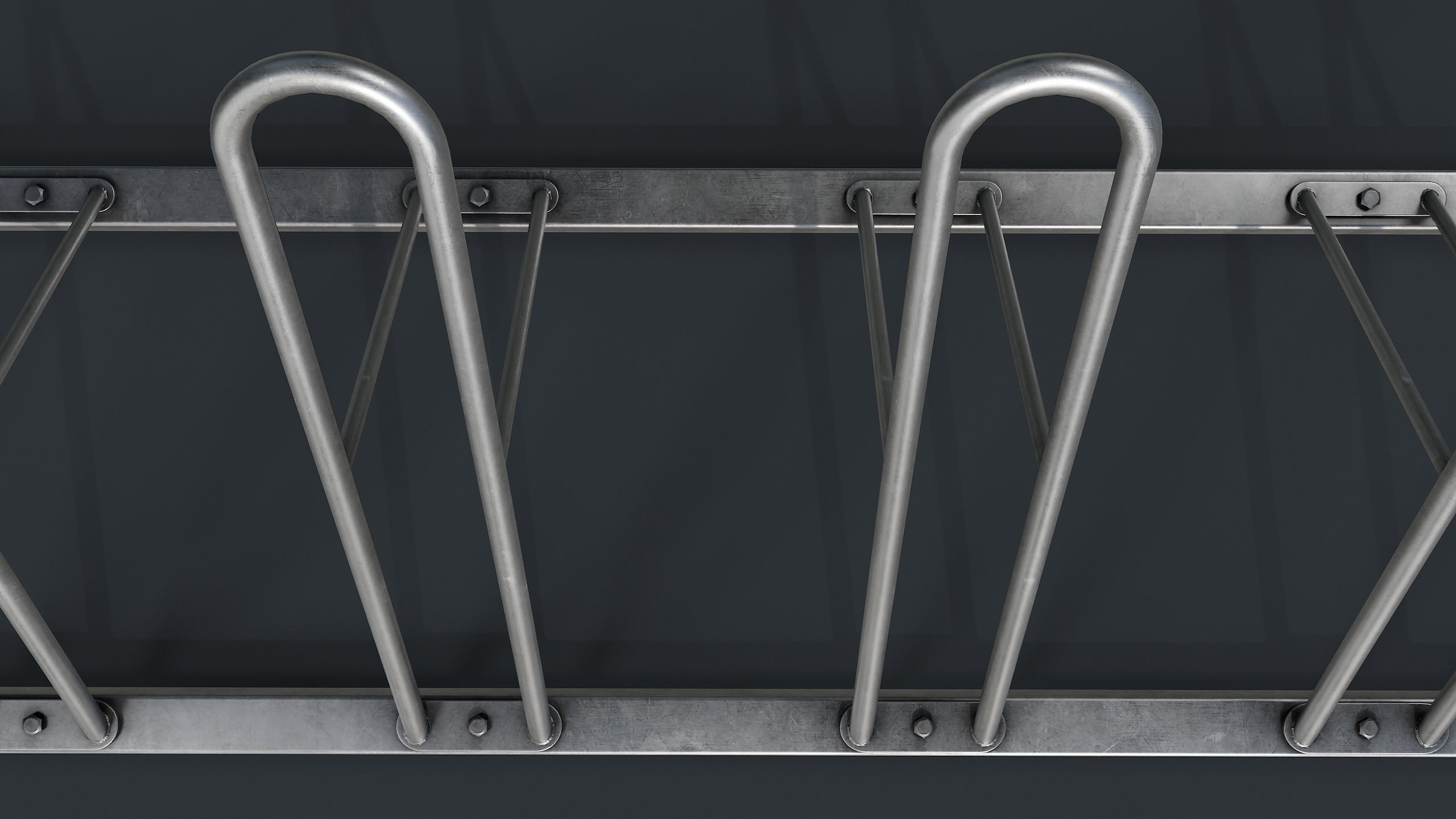 Bike Rack 7 PBR Game Ready Low-poly 3D model_15