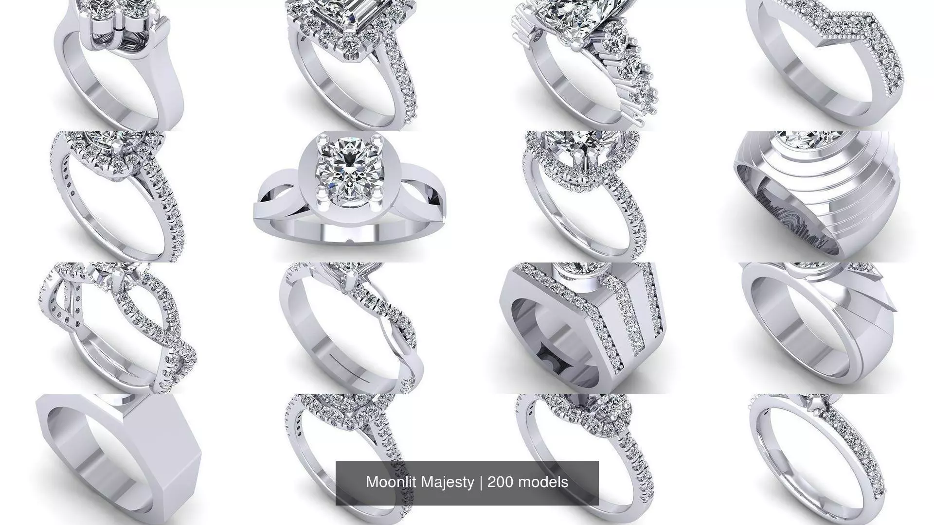 Moonlit Majesty 3D Model Pack