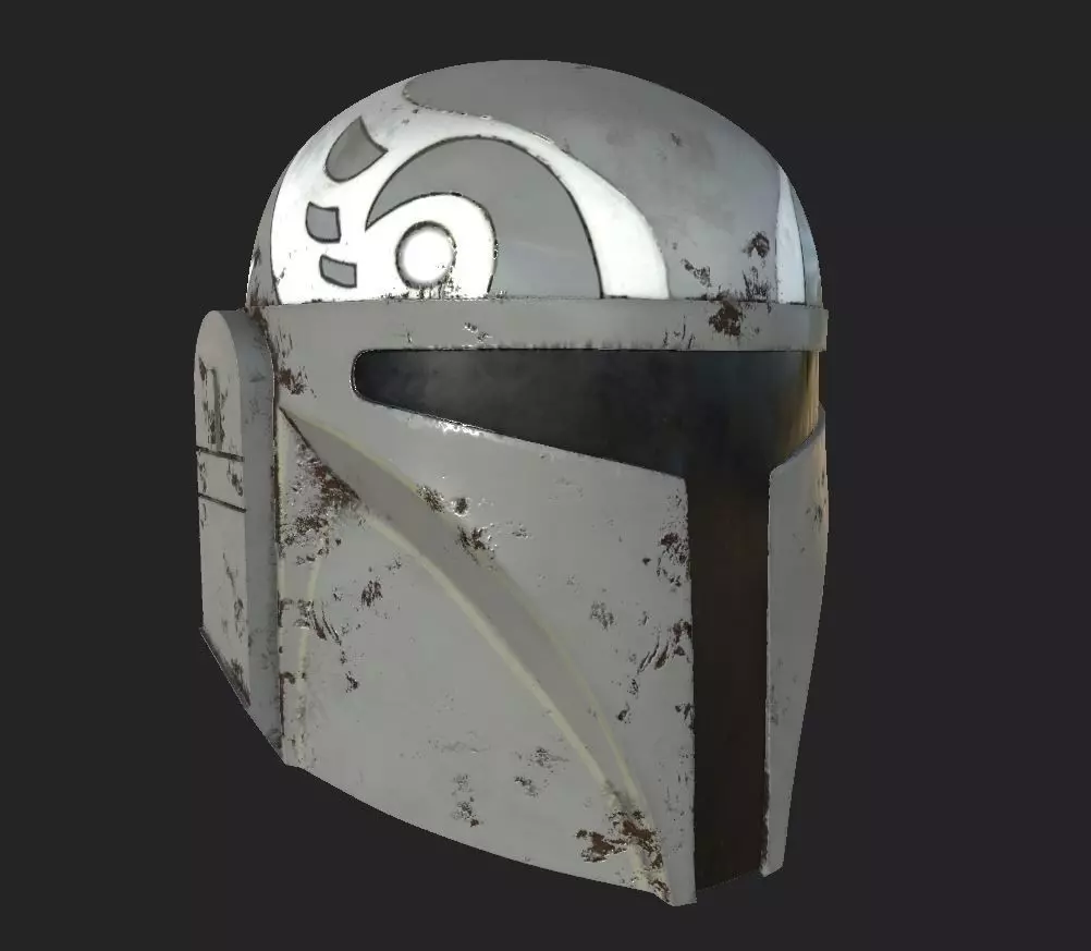 Clan Wren Mandalorian Helmet 3d Digital file 3D print model_0