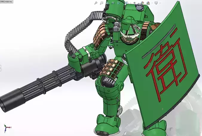 Lancer-IPS-Northstar Drake Articulated 3D print model