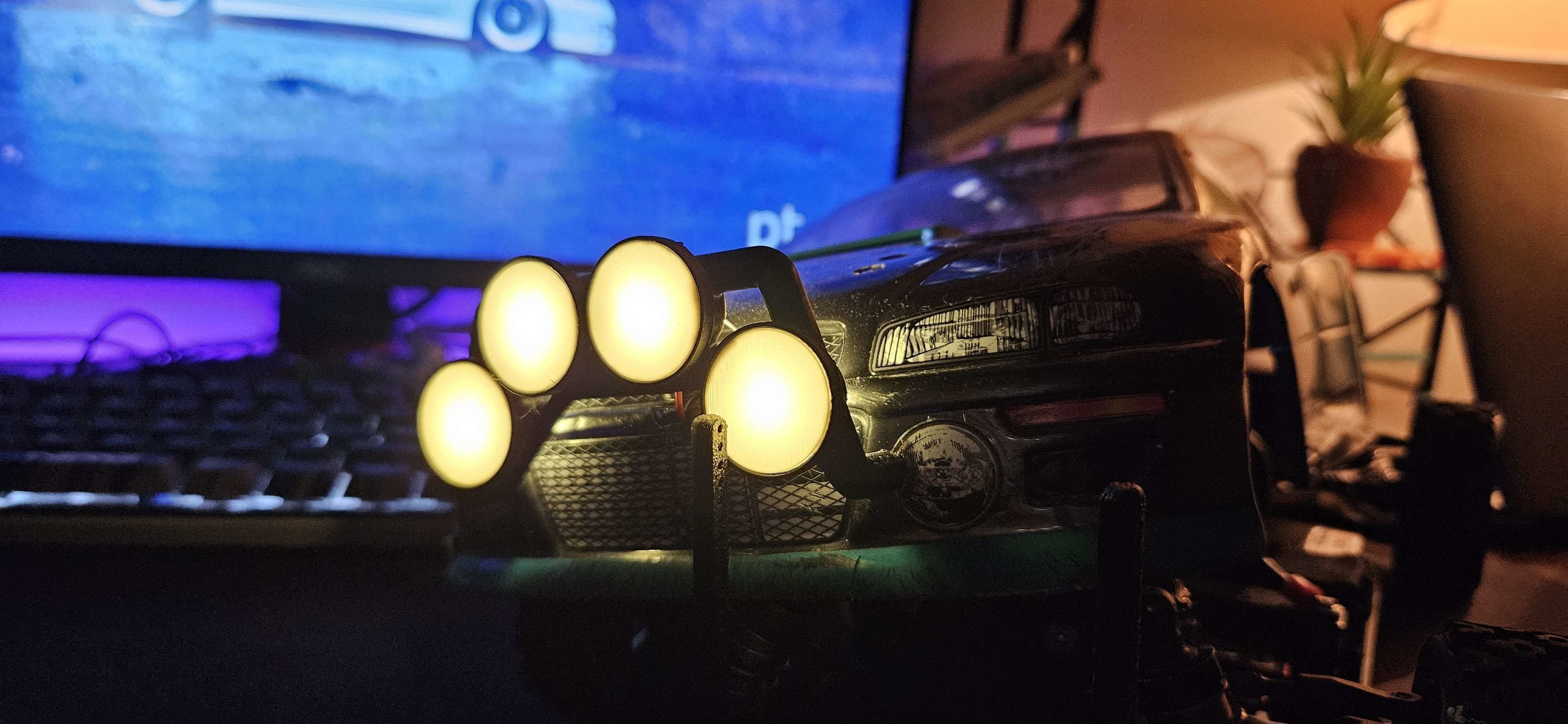 Rc Rally Lights Free 3D print model_1