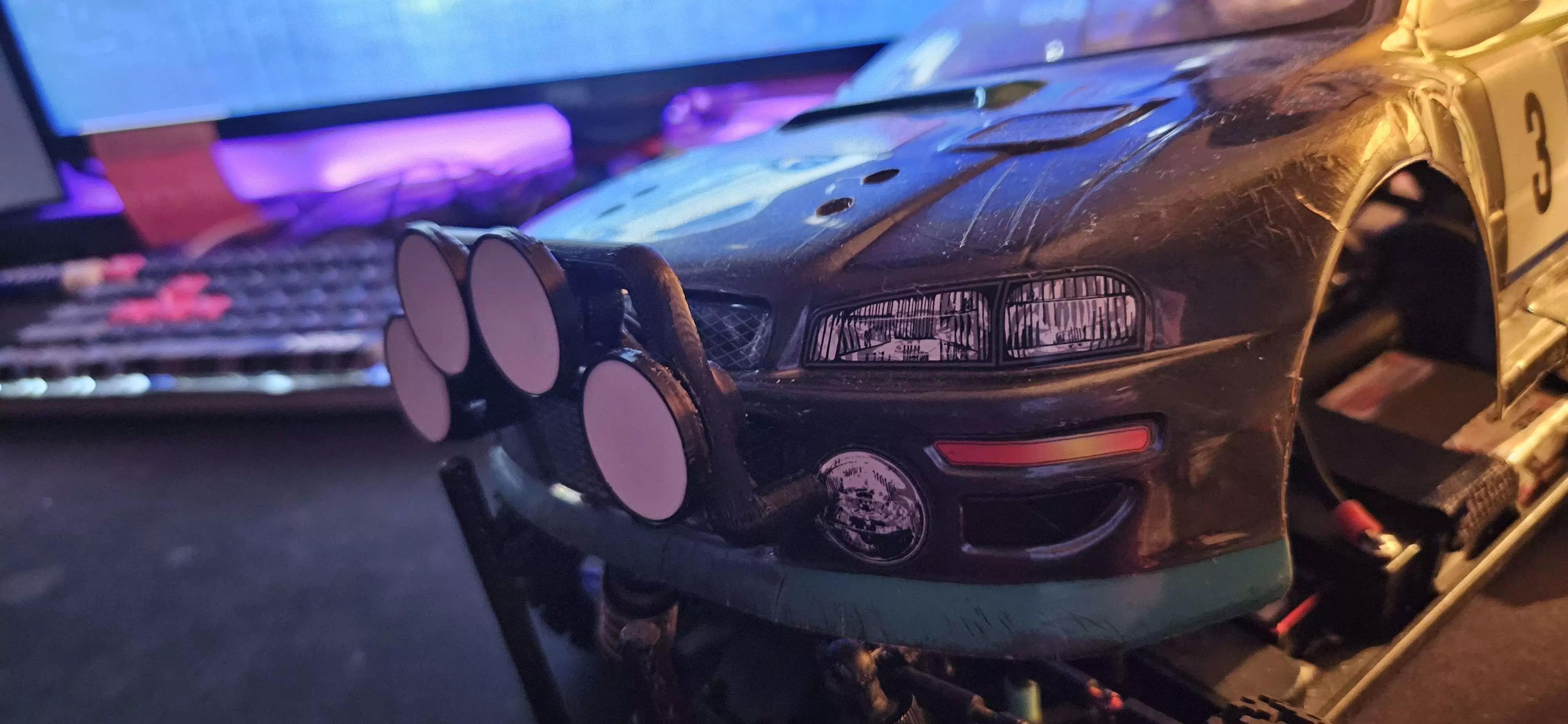 Rc Rally Lights Free 3D print model_0