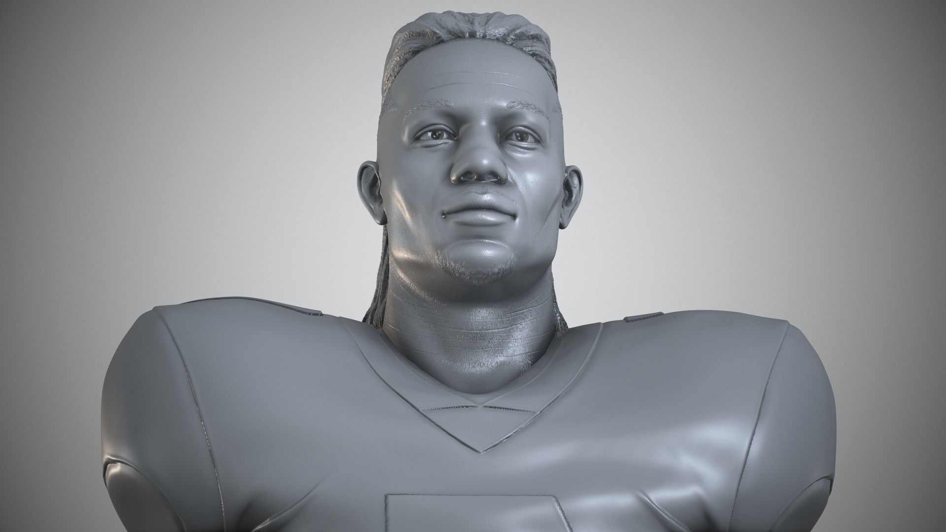 Bijan Robinson 3D print model_15