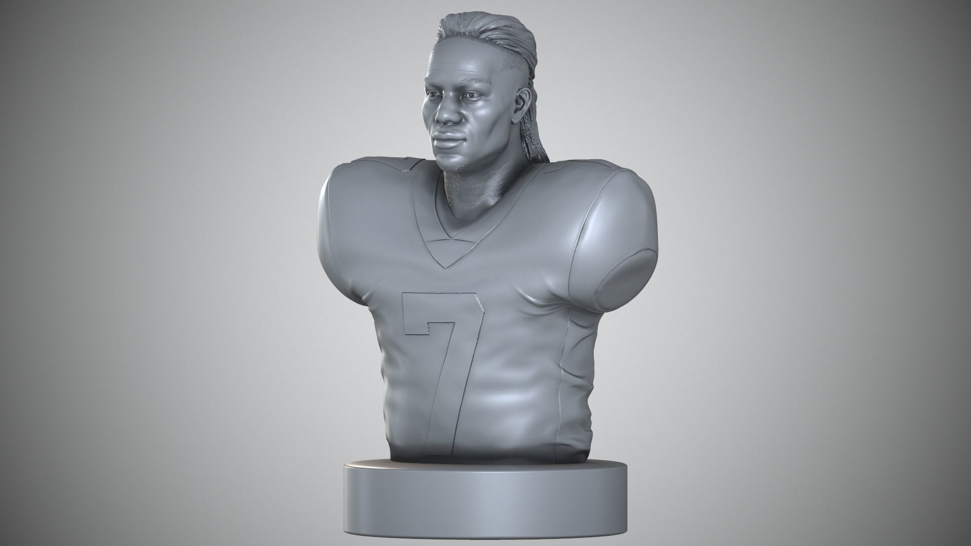 Bijan Robinson 3D print model_1