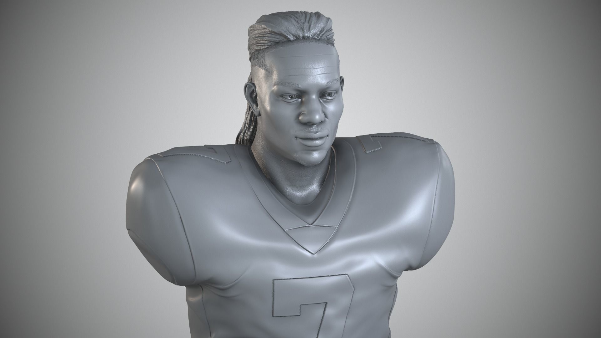 Bijan Robinson 3D print model_9
