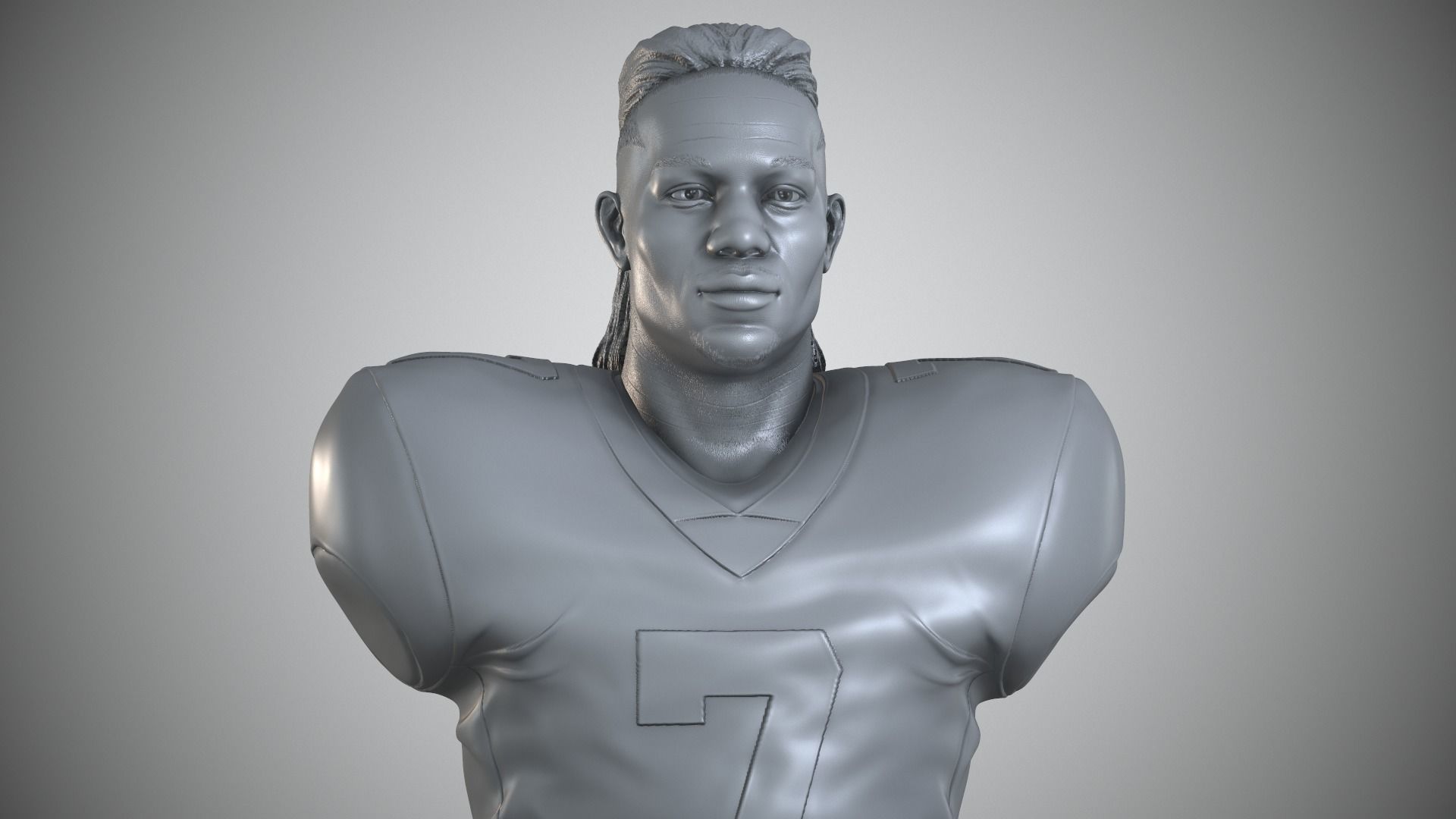 Bijan Robinson 3D print model_11