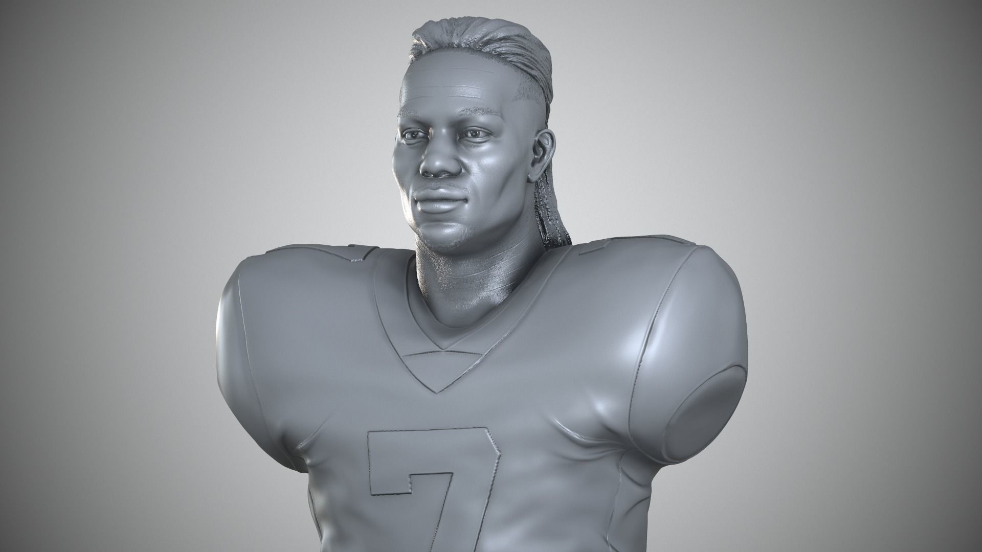 Bijan Robinson 3D print model_10