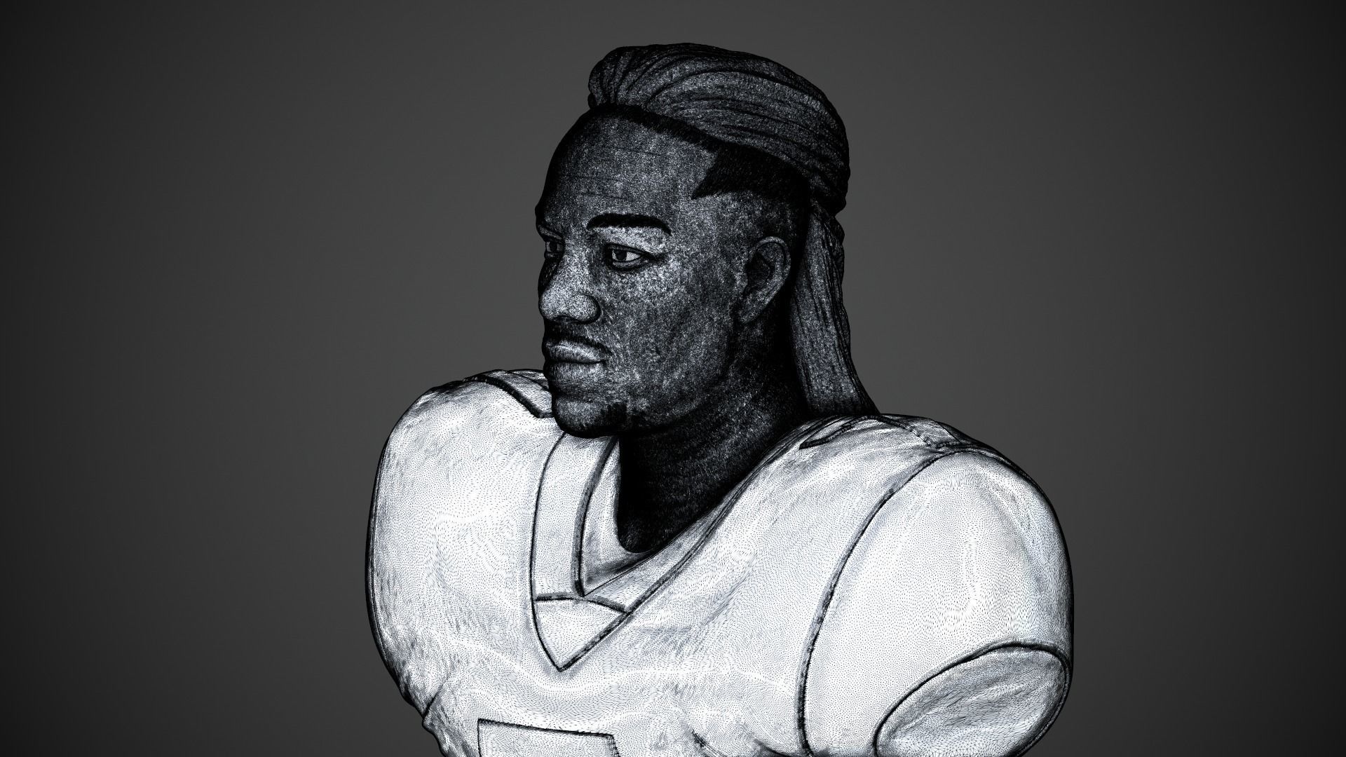 Bijan Robinson 3D print model_29