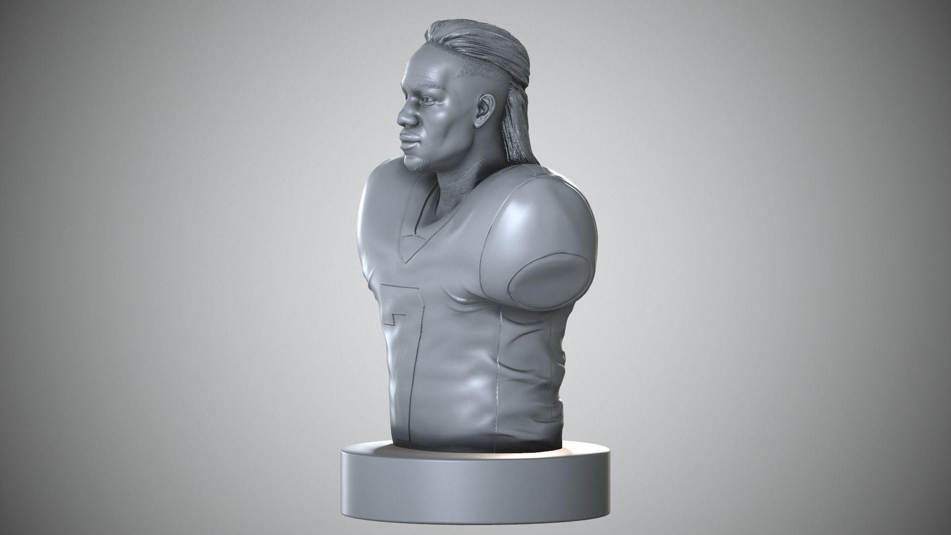 Bijan Robinson 3D print model_2