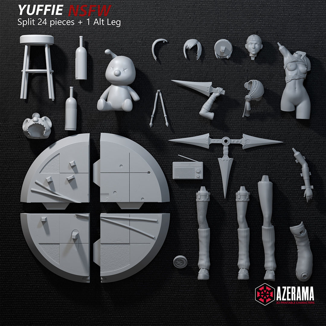 Yuffie NSFW For 3D Printing 3D model 3D printable | CGTrader