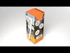 Juice box with straw plus plastic ready with UV Editing Low-poly 3D model_1