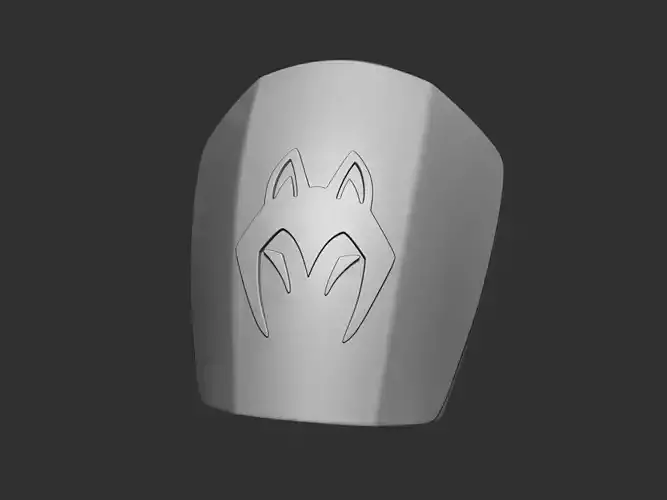 Mandalorian Canine Shoulder Armor 3d digital download 3D print model