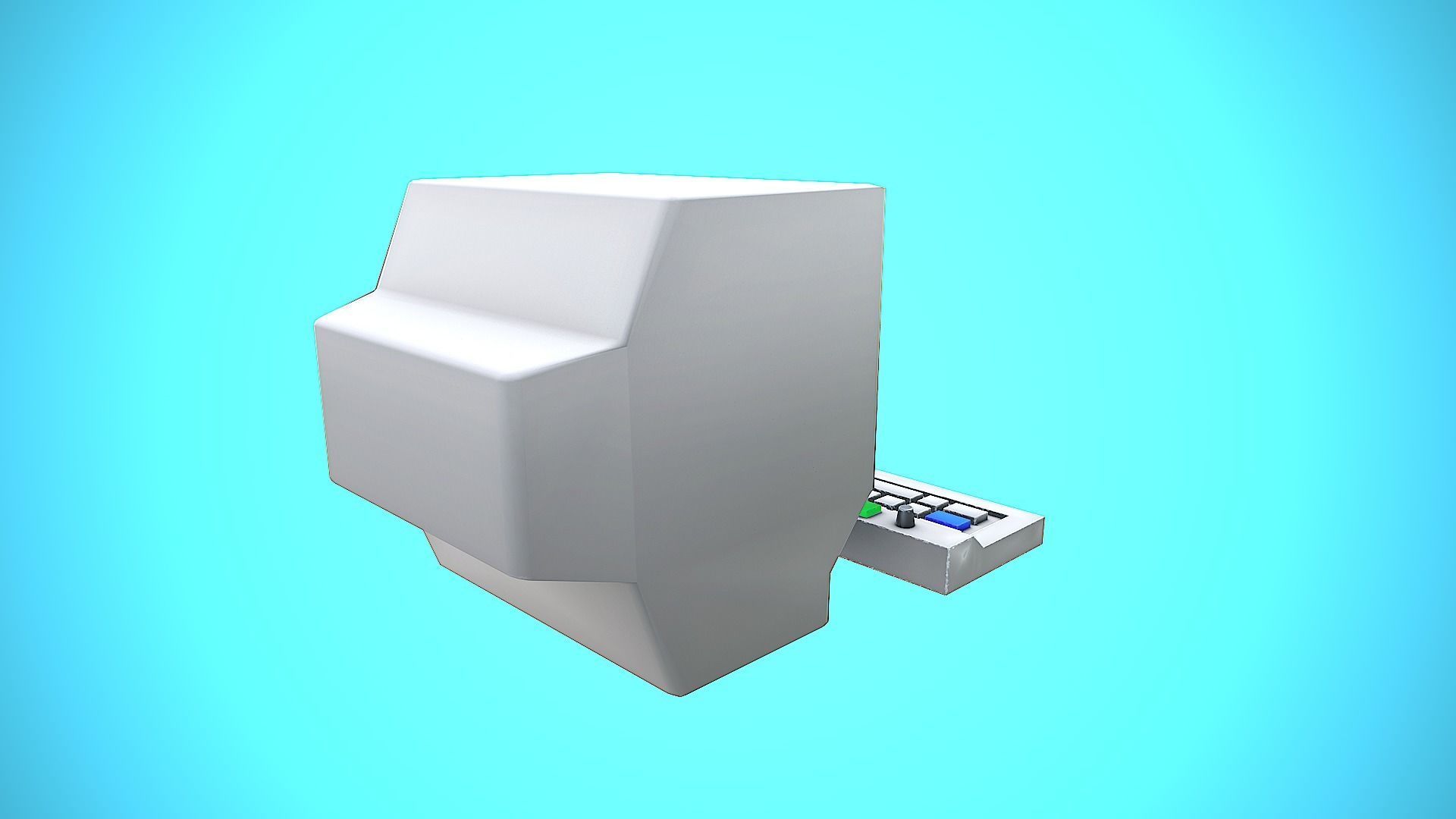 COMPUTER CARTOON STYLIZED Low-poly 3D model_15