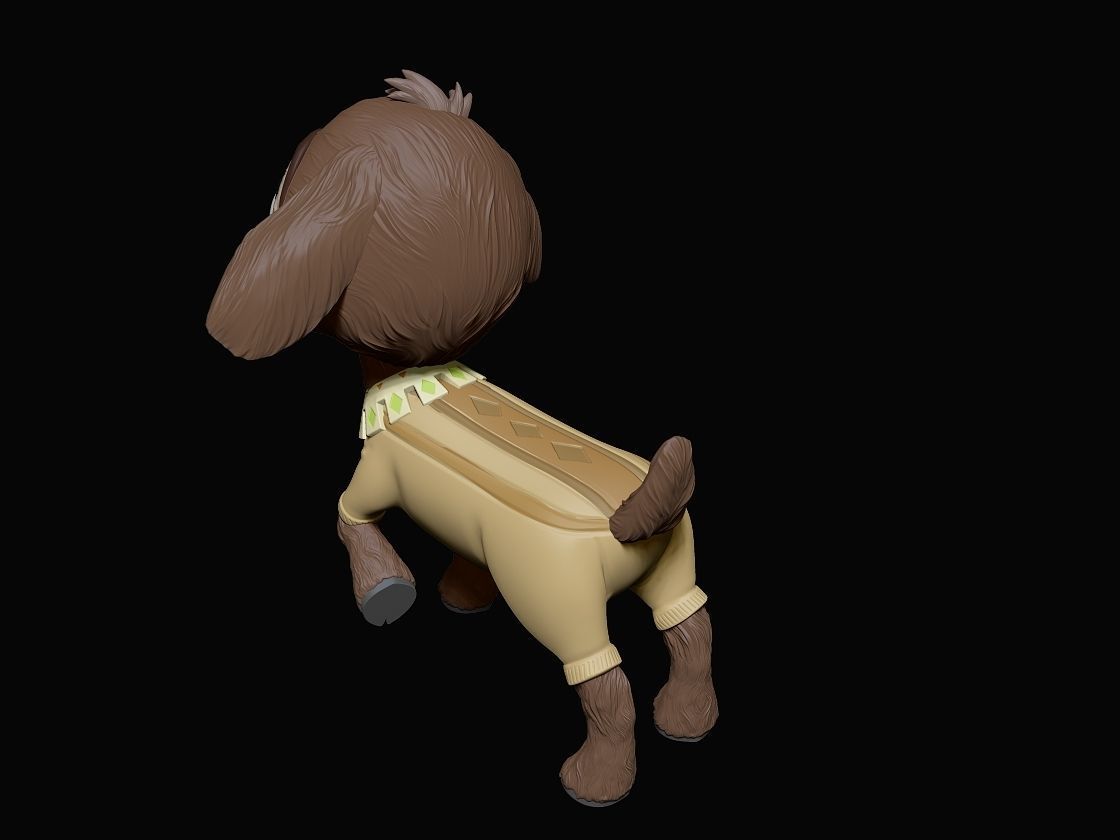 Valentino from Wish figurine 3d digital download 3D print model_3