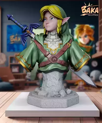 Link - Bust 3D print model